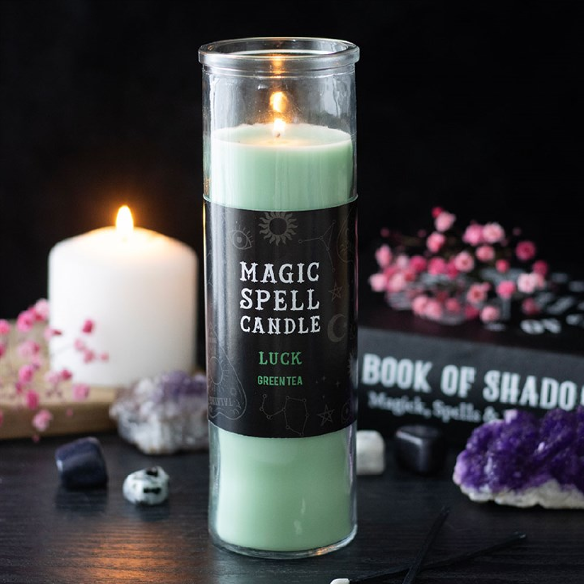 Luck Green Tea Magic Spell Tube Candle