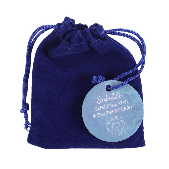 Lucky Stars Lucky Sodalite Crystal Star in a Bag From Witch, Please!