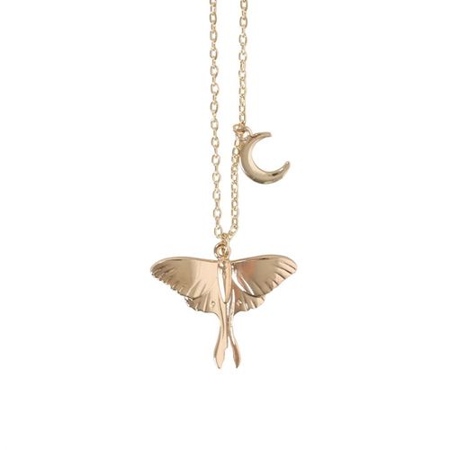 Luna Moth Necklace Card From Witch, Please!