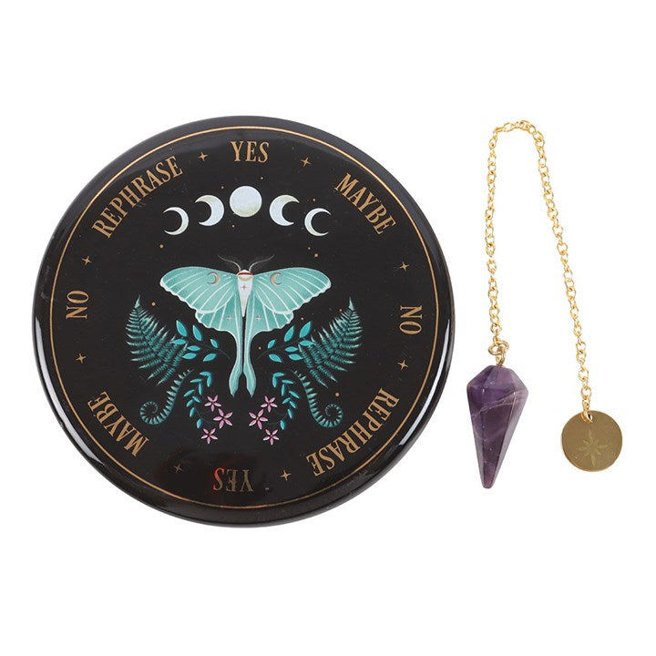 Luna Moth Pedulum Divination Kit From Witch, Please!