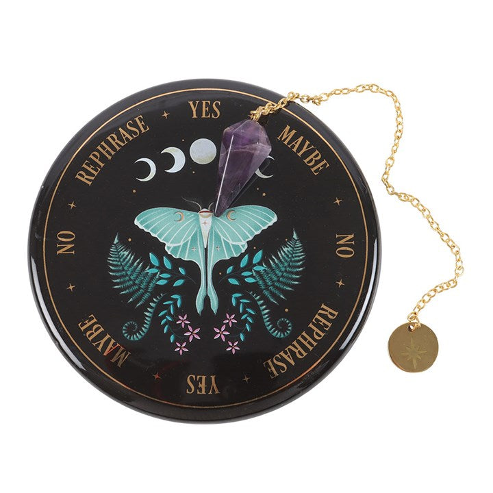 Luna Moth Pedulum Divination Kit From Witch, Please!