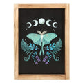 Luna Moth Wooden Framed Wall Art From Witch, Please!