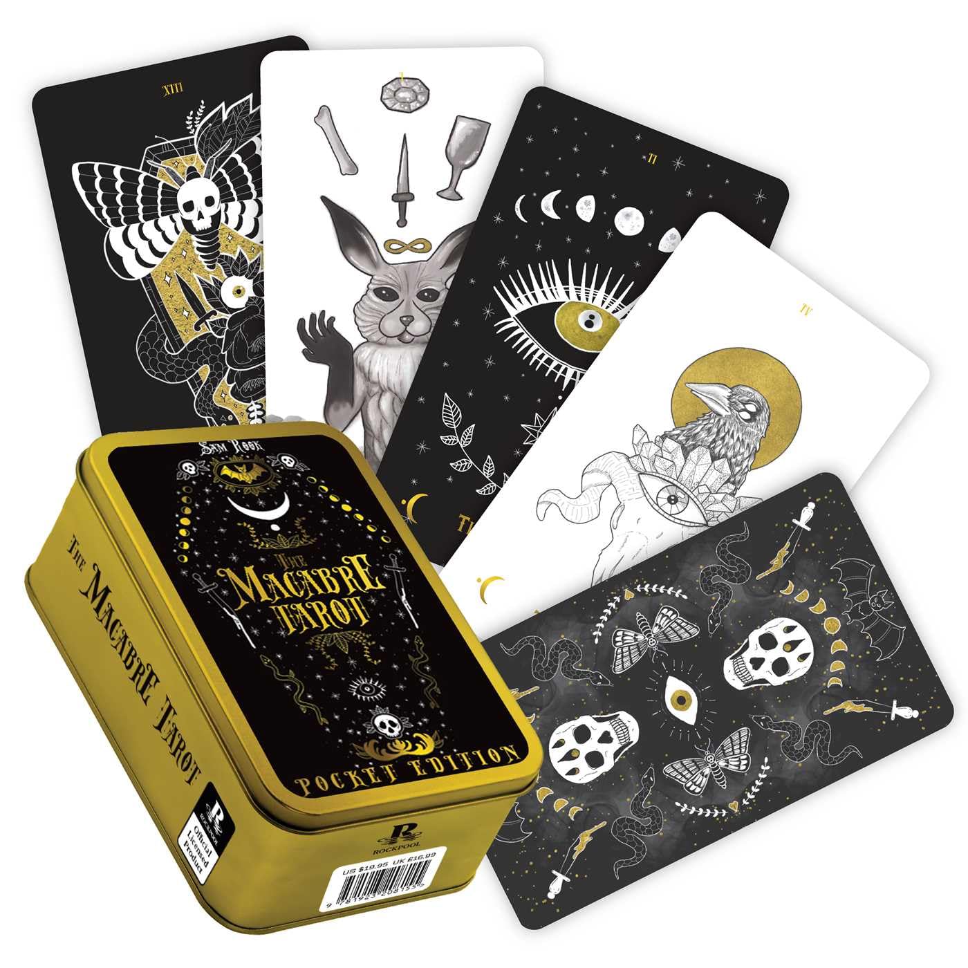 Macabre Tarot Pocket Tin Edition Cards