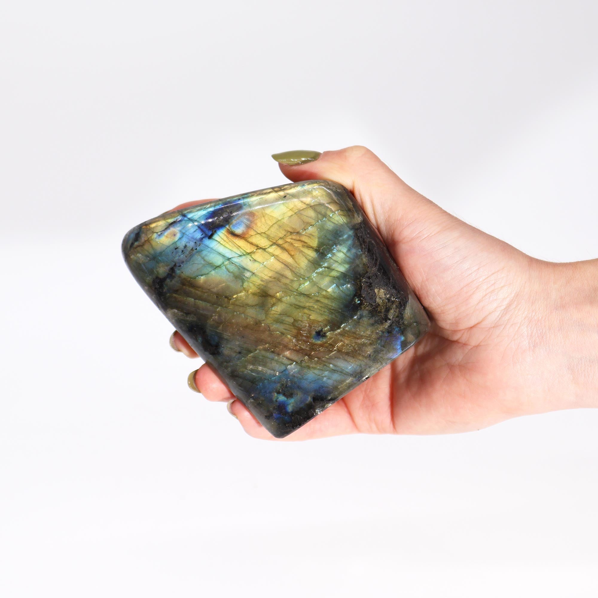 Madagascar Labradorite Large Stone (approx 550-750gms  110-140mm) From Witch, Please!