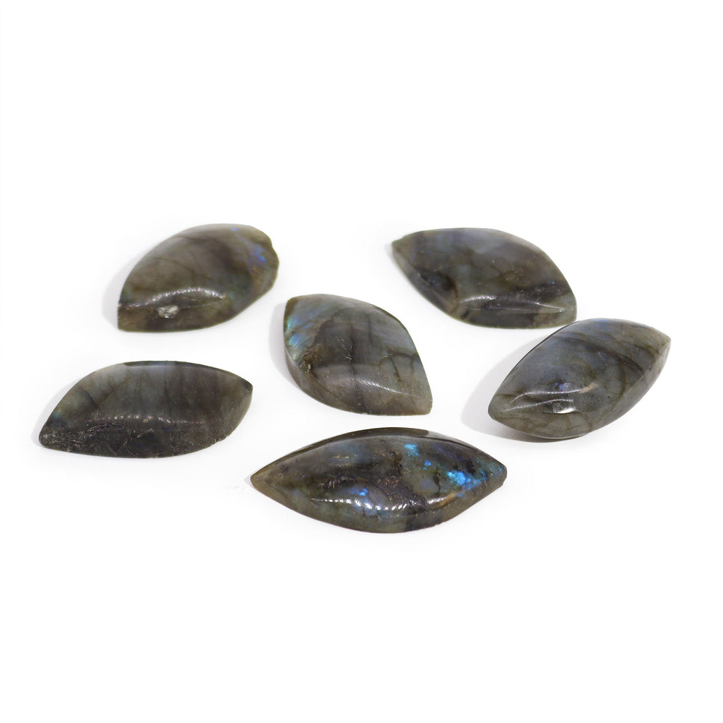 Madagascar Labradorite Leaf Stone (approx 15-20gms 45-55mm) From Witch, Please!