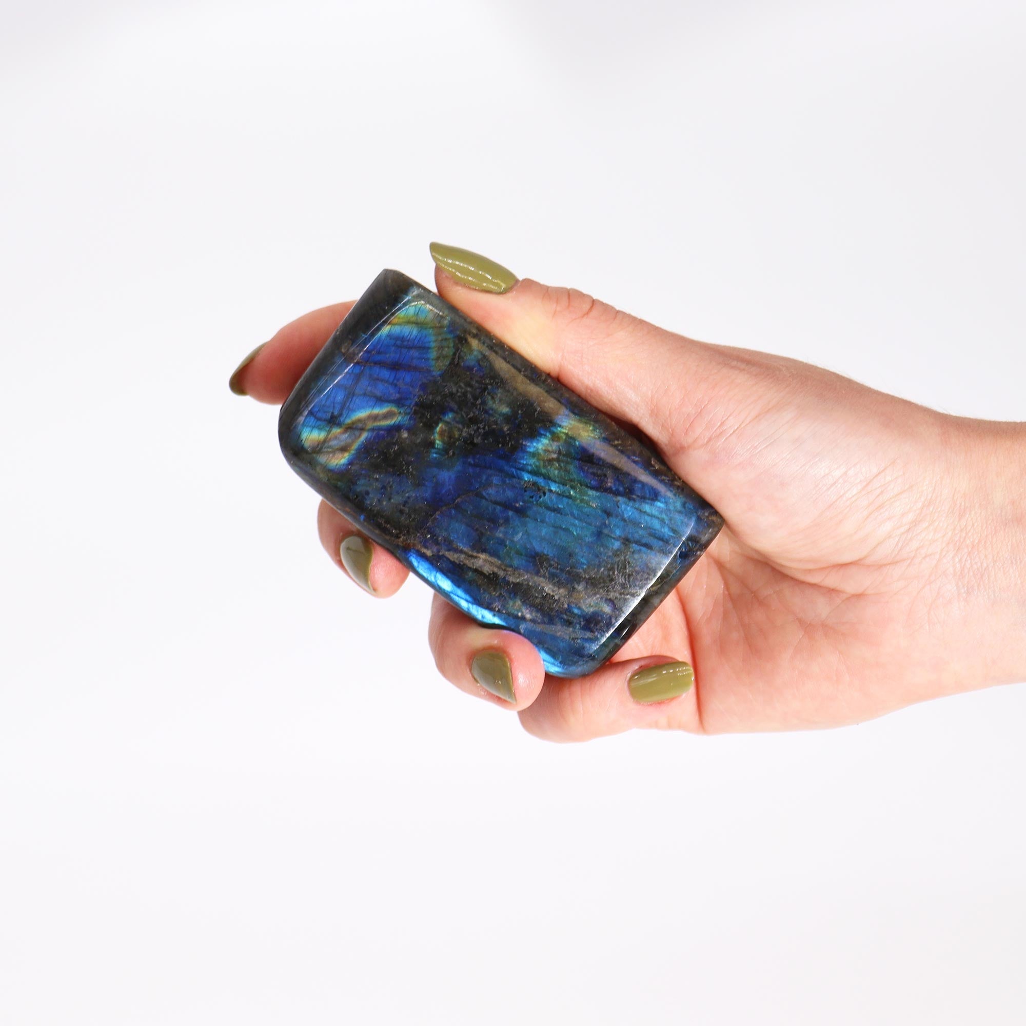 Madagascar Labradorite Medium Stone (approx 250-300gms 80-100mm) From Witch, Please!