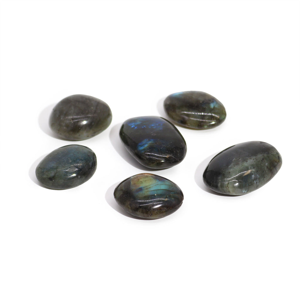Madagascar Labradorite Palm Stone (approx 25-30gms 55-60mm) From Witch, Please!
