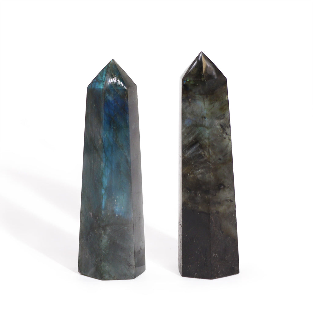 Madagascar Labradorite Point (approx 50-65gm 100x28mm) From Witch, Please!