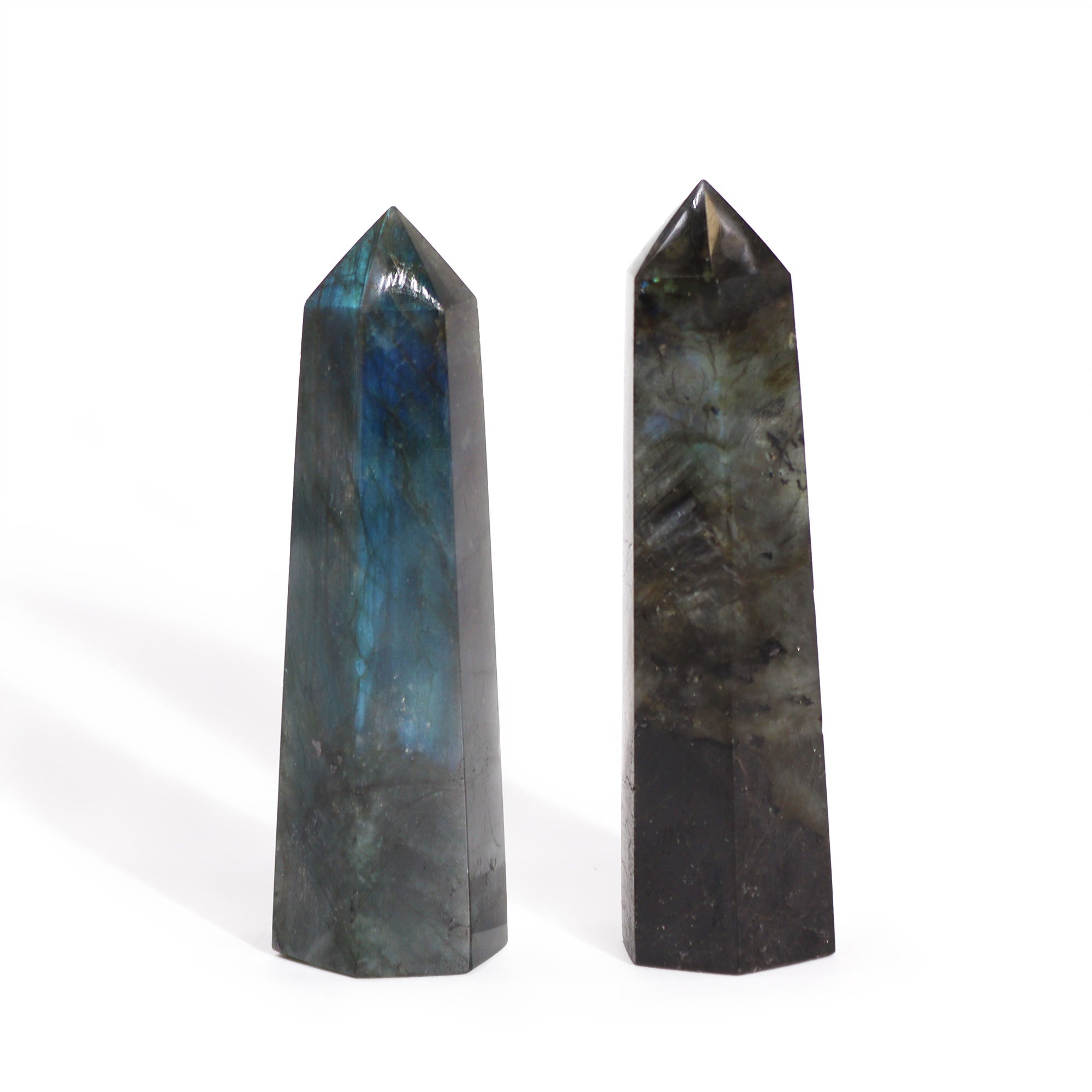 Madagascar Labradorite Point (approx 50-65gm 100x28mm) From Witch, Please!