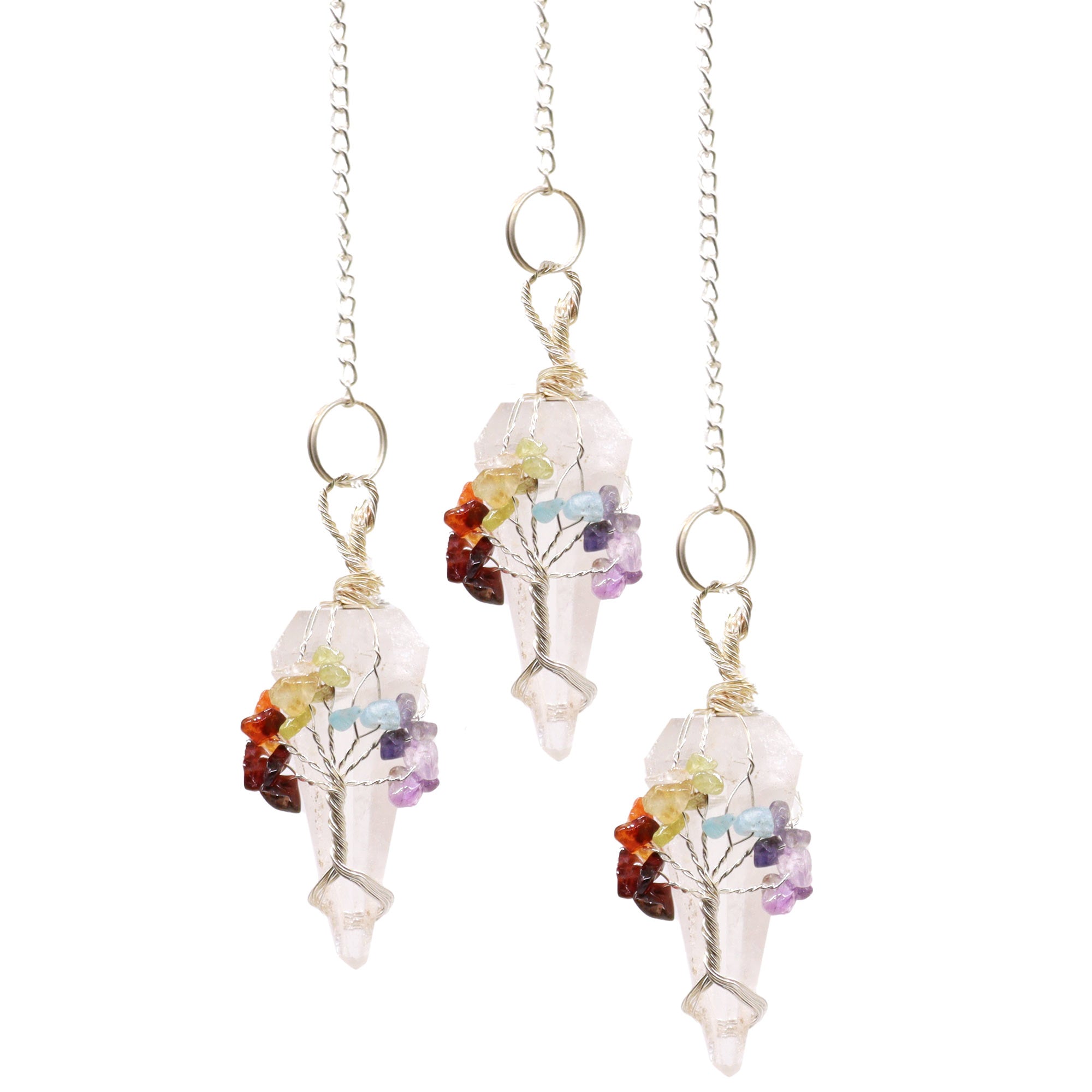 Magic Pendulum - Seven Chakra - Rock Quartz From Witch, Please!