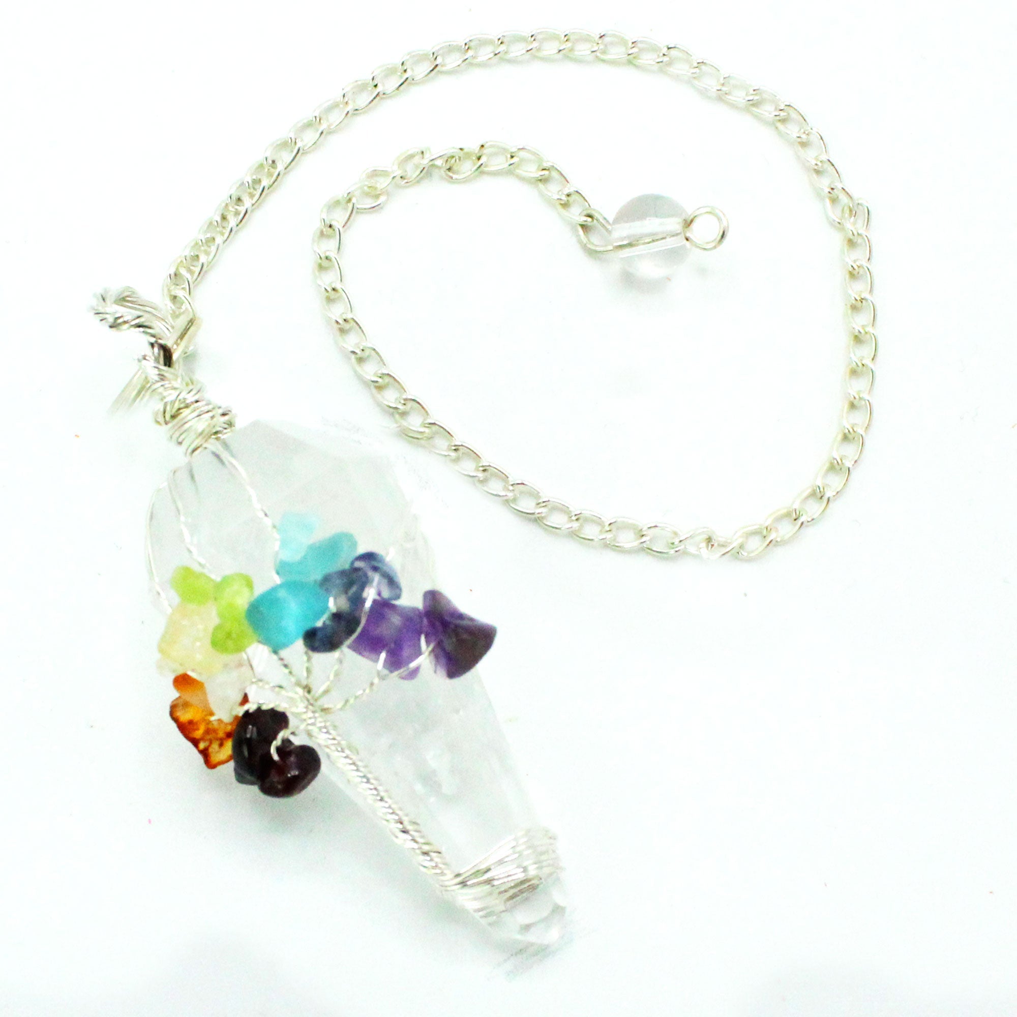 Magic Pendulum - Seven Chakra - Rock Quartz From Witch, Please!