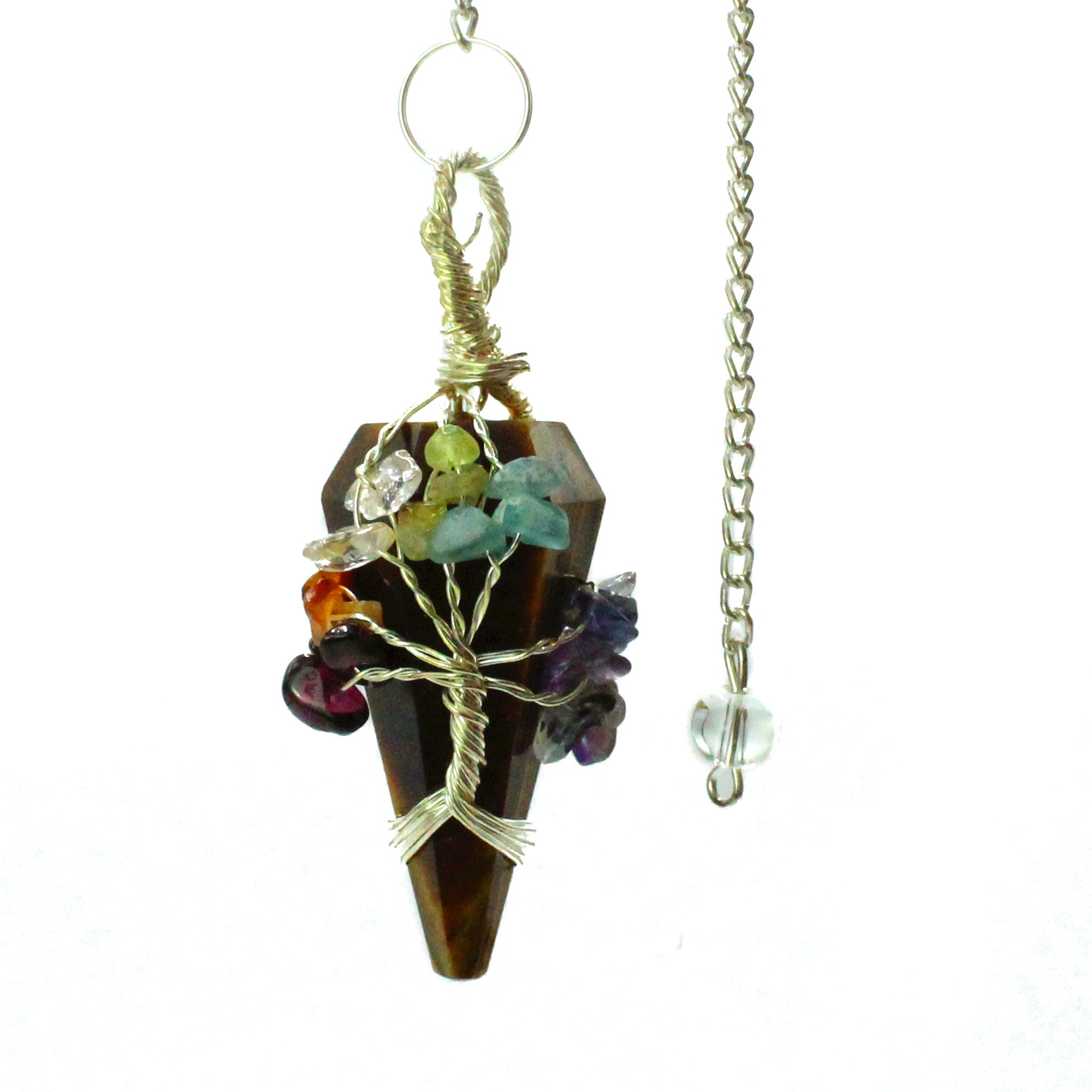 Magic Pendulum - Seven Chakra - Tigereye From Witch, Please!