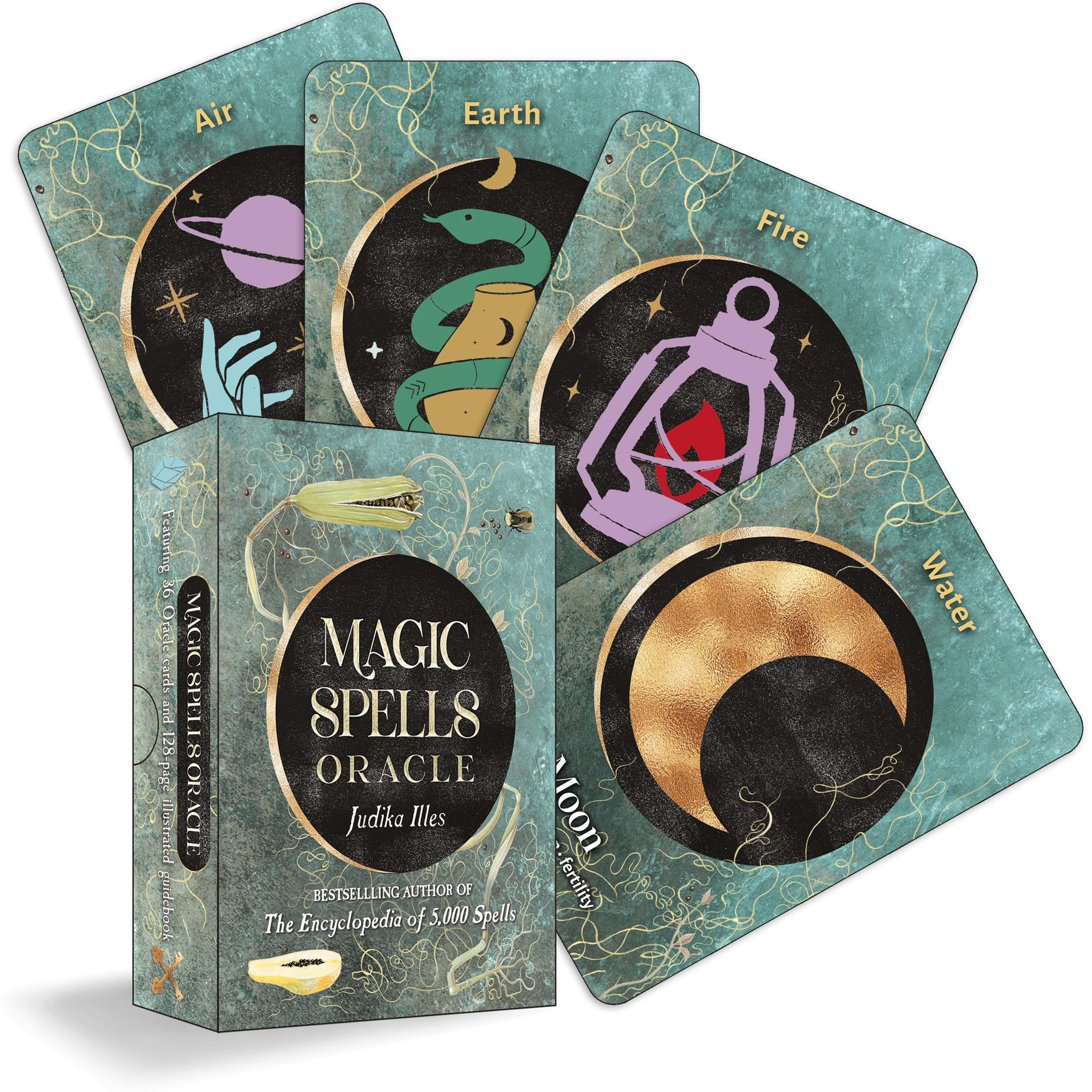 Magic Spells Oracle : (36 Full-Color Cards and 128-Page Guidebook)