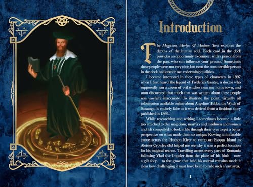 Magicians Martyrs and Madmen Tarot Cards Book