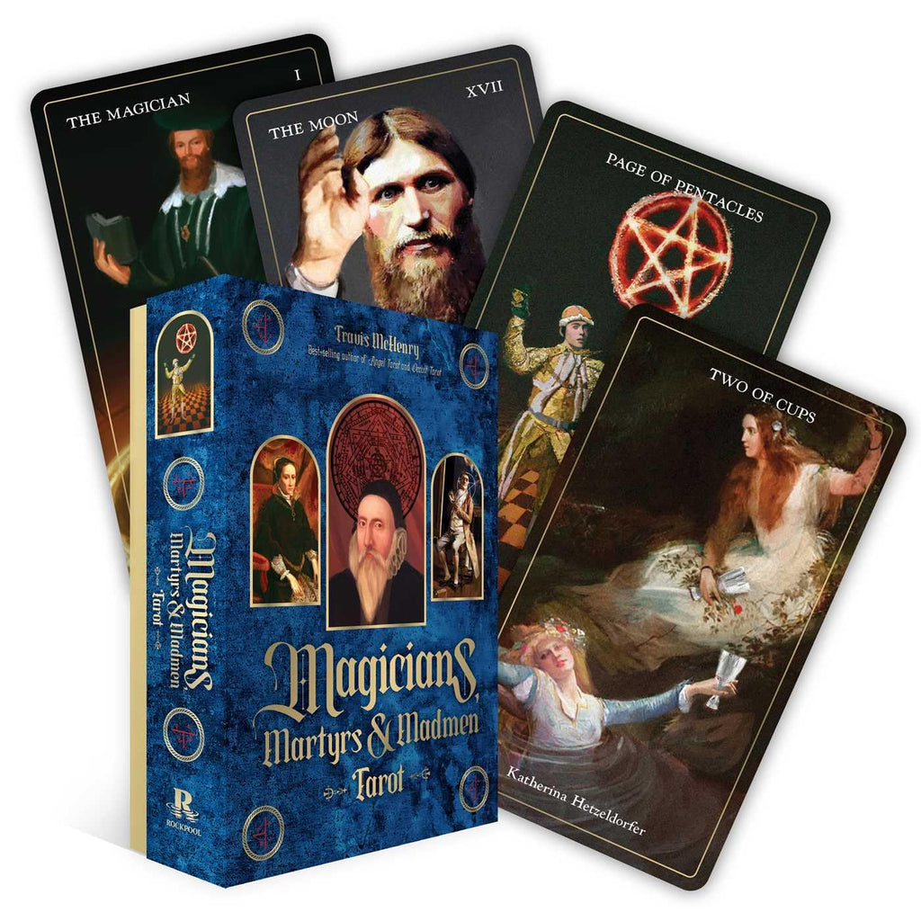 Magicians Martyrs and Madmen Tarot Cards Book