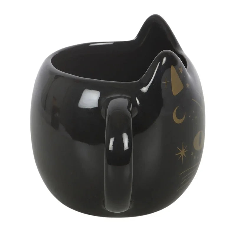 Magick Black Cat Face Mug
