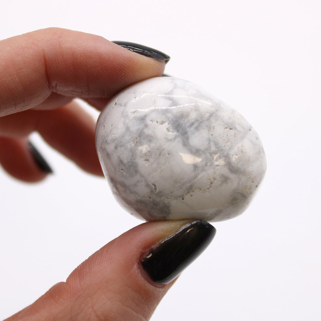 Large African Tumble Stones - White Howlite - Magnesite From Witch, Please!