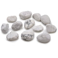 Medium African Tumble Stones - White Howlite - Magnesite From Witch, Please!