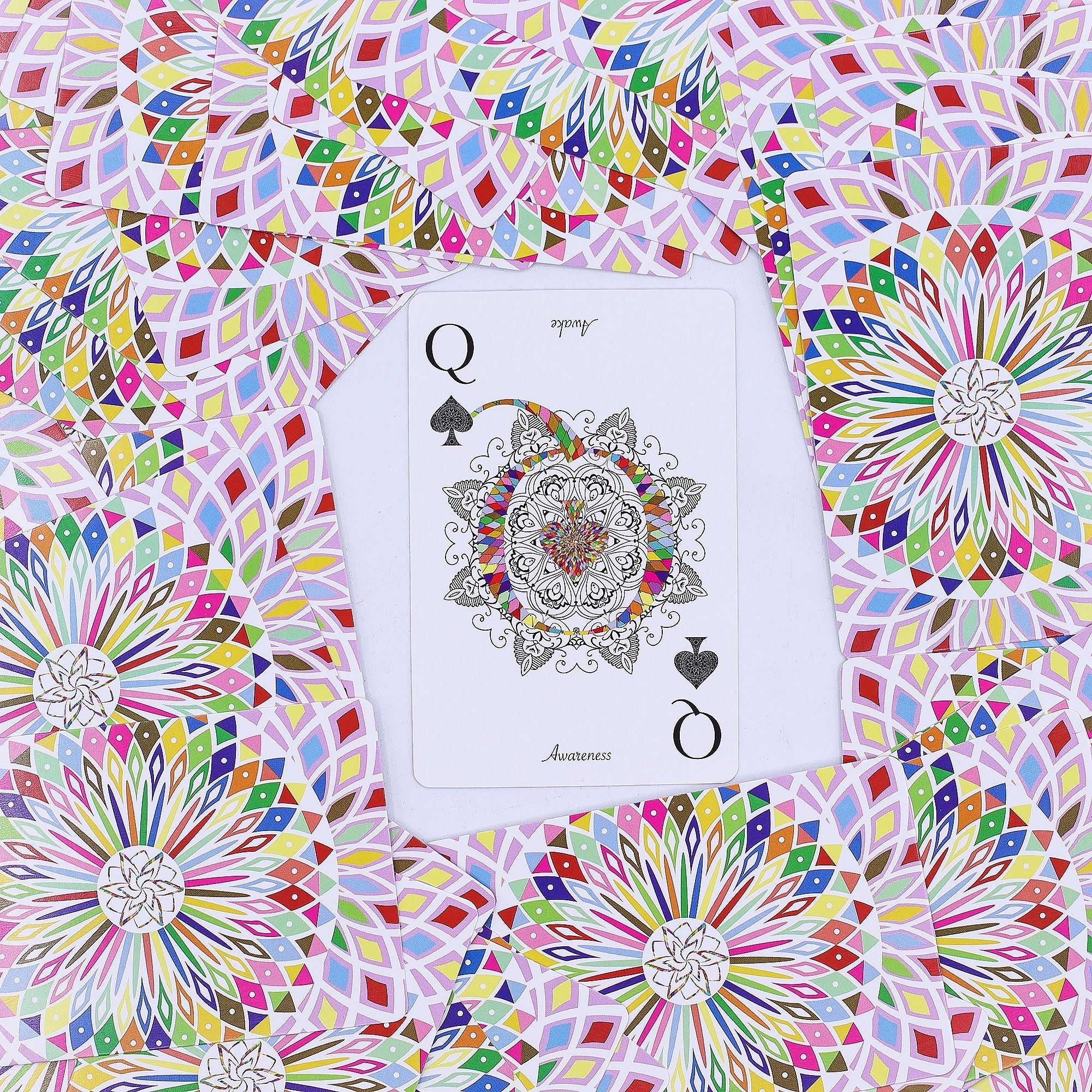 Mandala Playing & Oracle Cards – Kaleidoscope Symmetry