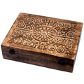 Mango Aromathrapy Box - Floral (holds 80) Aromatherapy Carved Boxes
