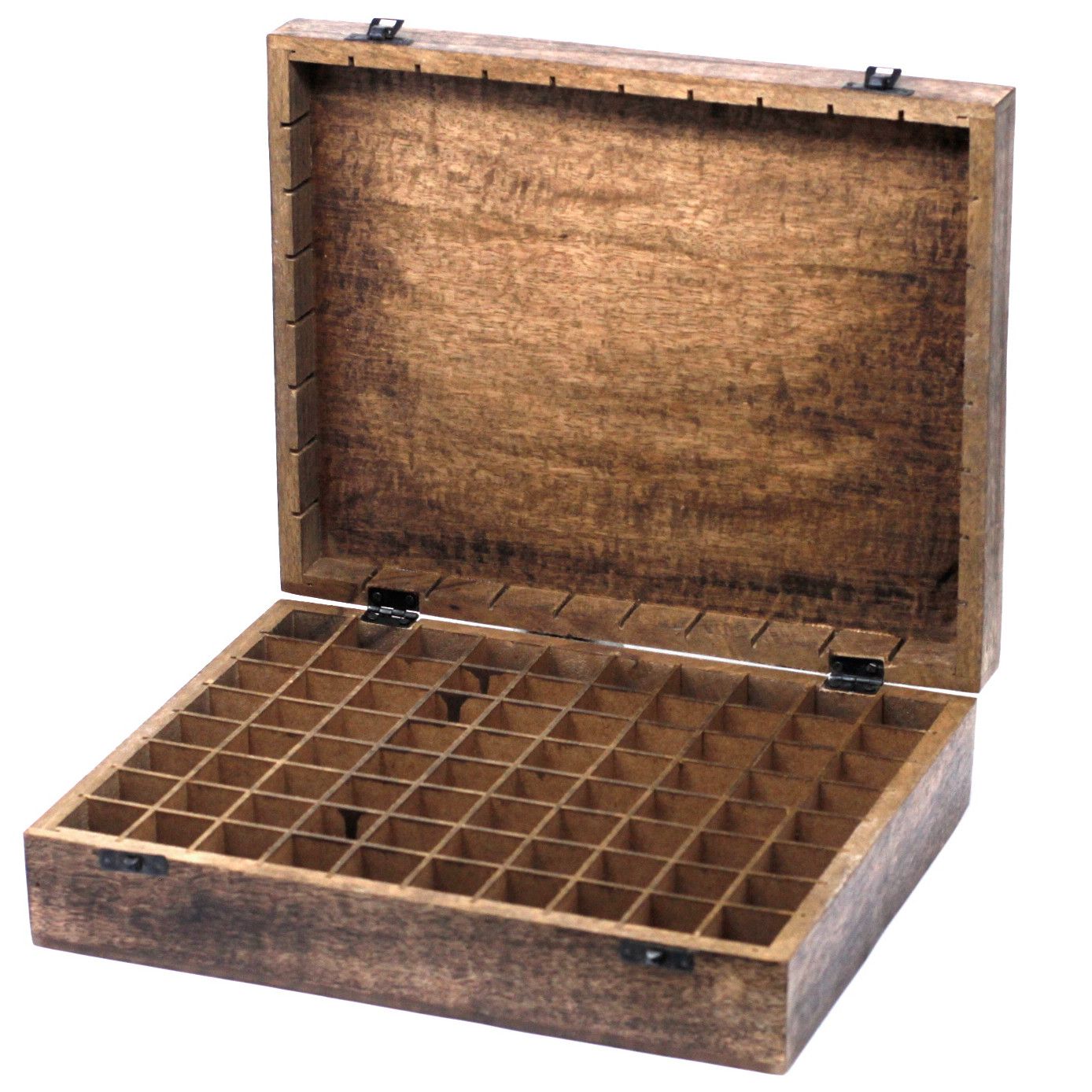 Mango Aromathrapy Box - Floral (holds 80) Aromatherapy Carved Boxes