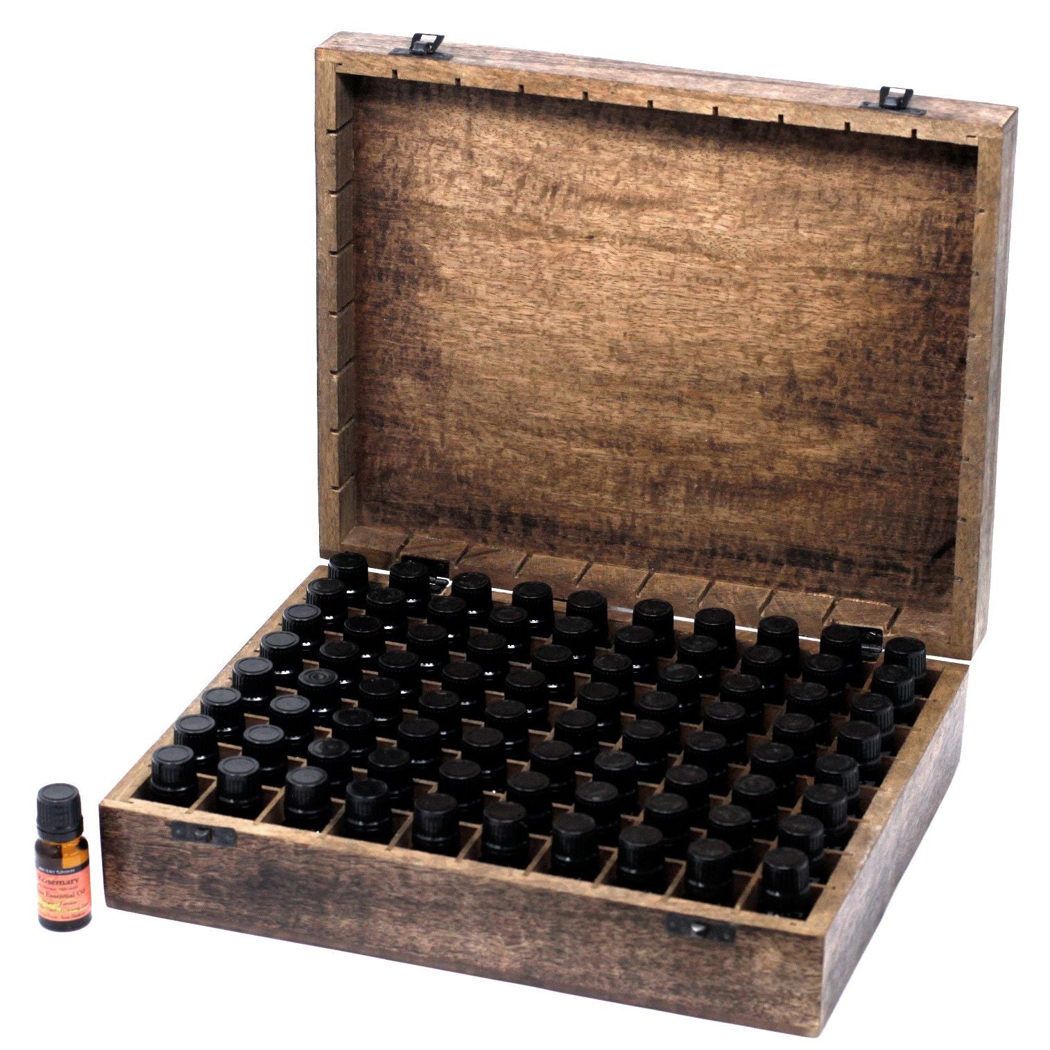 Mango Aromathrapy Box - Floral (holds 80) Aromatherapy Carved Boxes