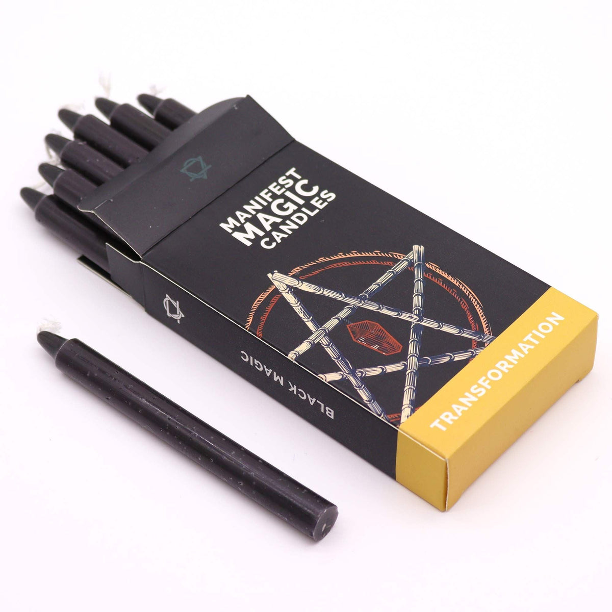 Manifest Magic Candles (pack of 12) - Black for Manifestation