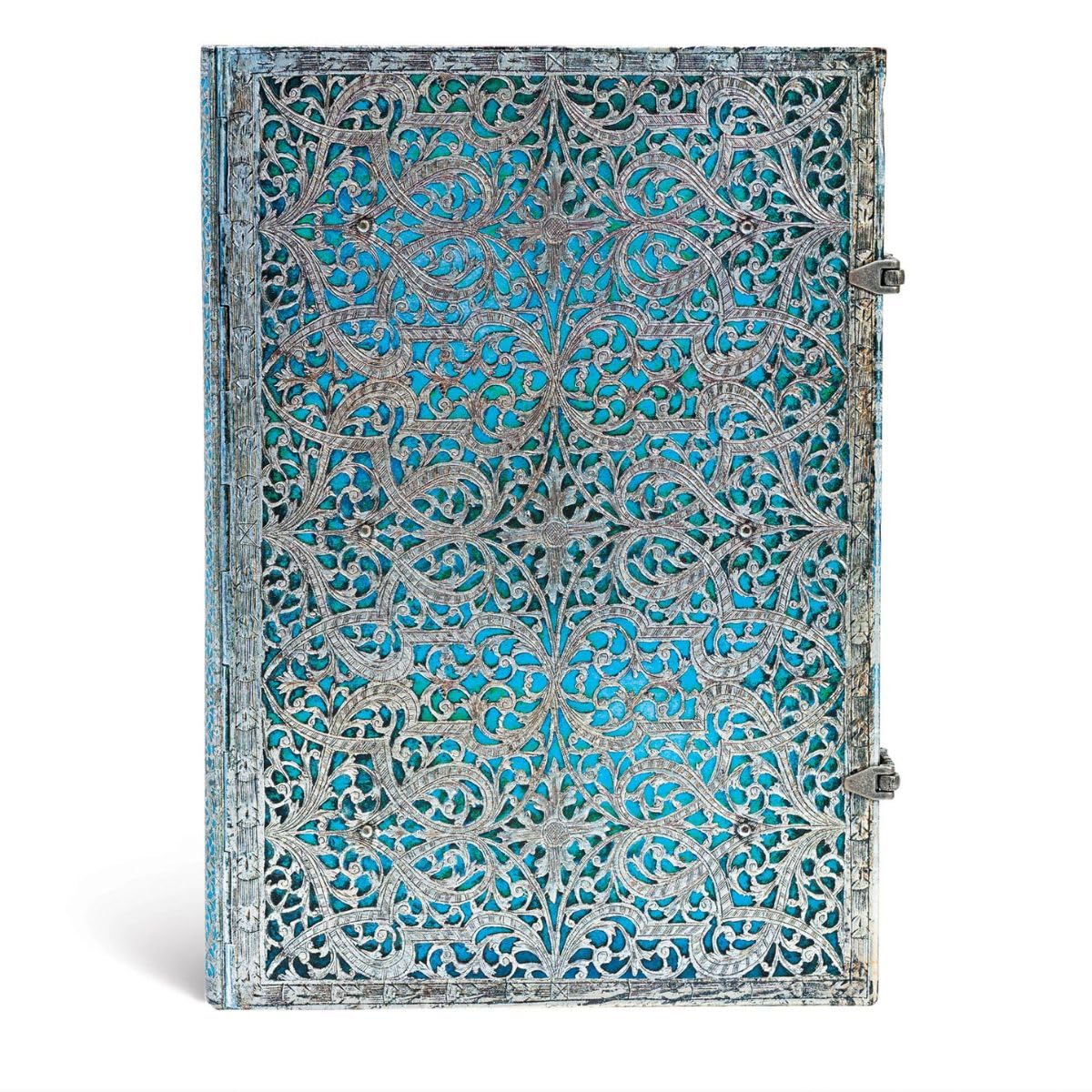 Maya Blue Grande Unlined Hardcover Journal