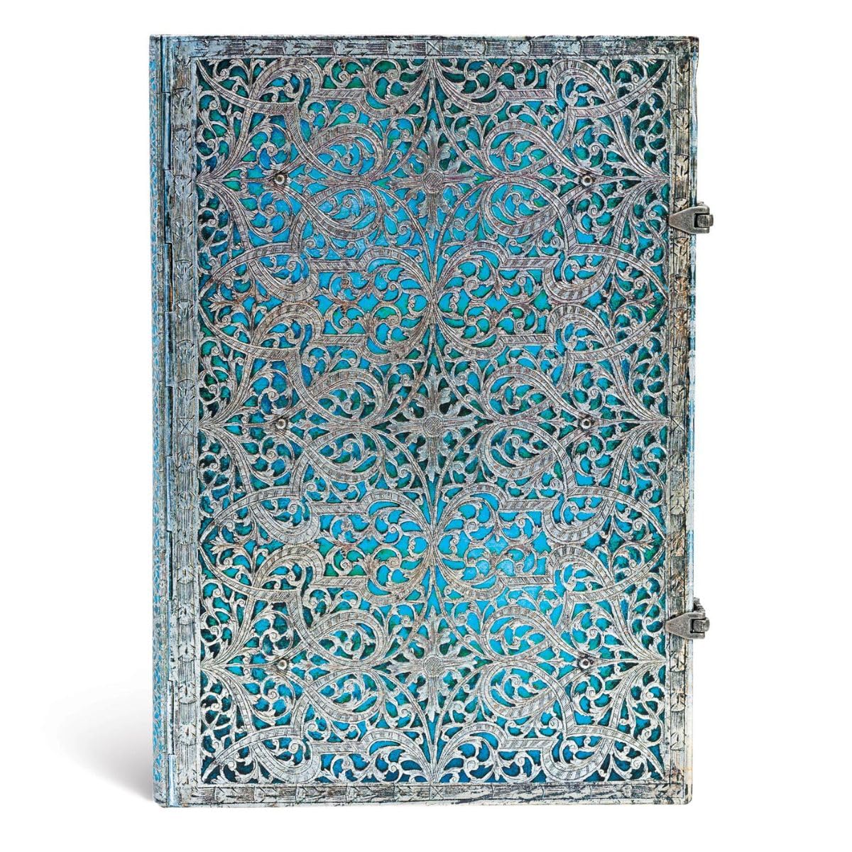 Maya Blue Grande Unlined Hardcover Journal