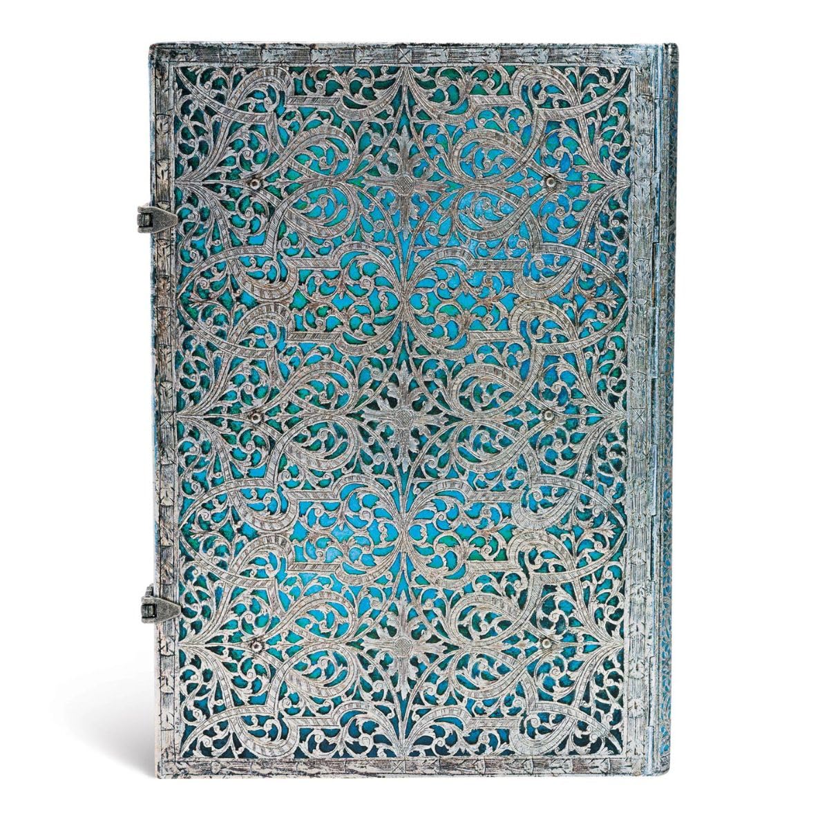 Maya Blue Grande Unlined Hardcover Journal