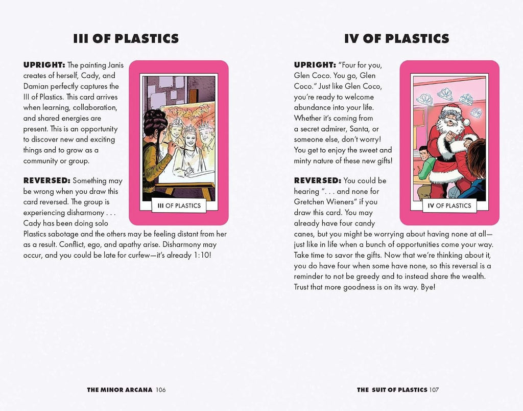 Mean Girls Tarot Deck and Guidebook Cards