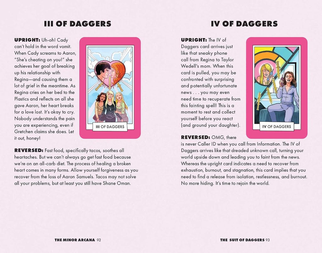 Mean Girls Tarot Deck and Guidebook Cards