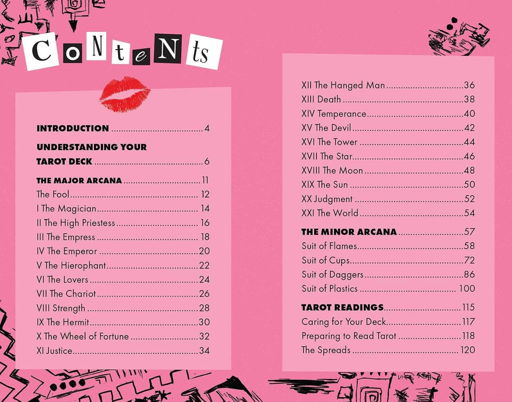 Mean Girls Tarot Deck and Guidebook Cards
