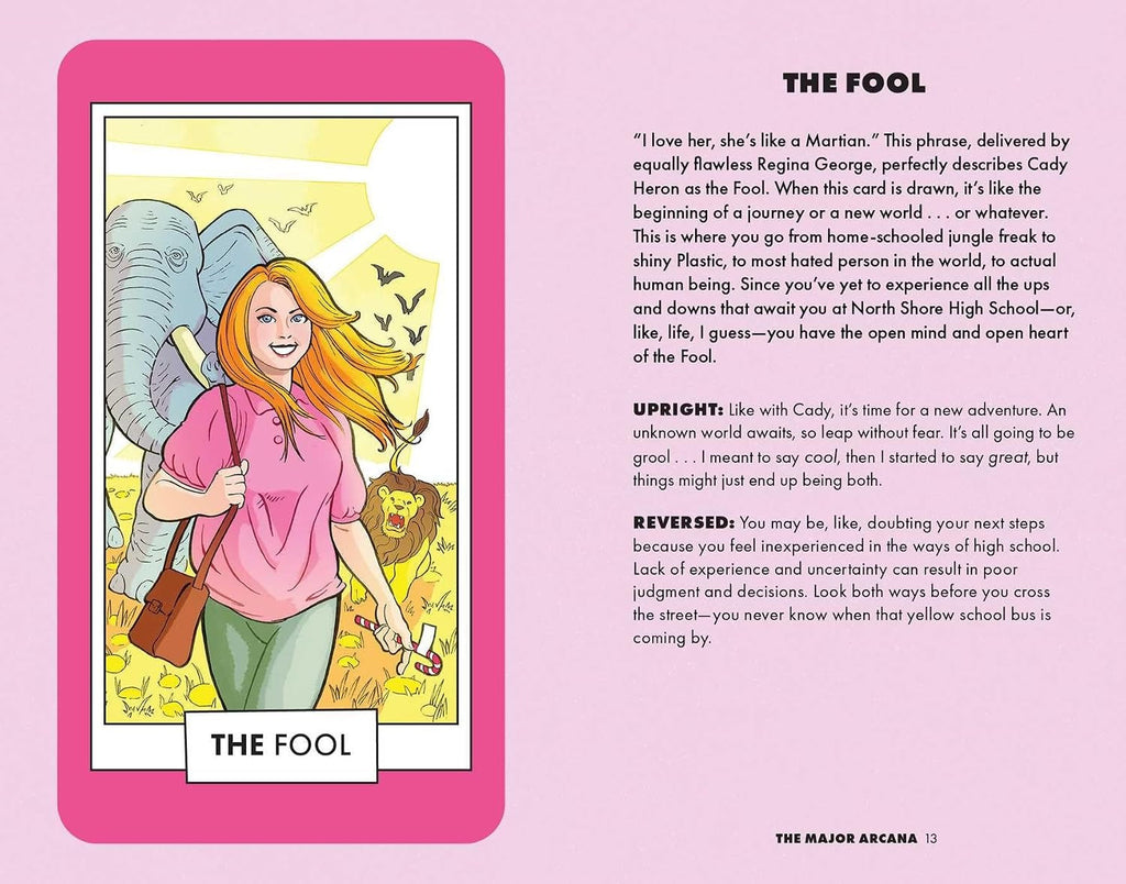 Mean Girls Tarot Deck and Guidebook Cards