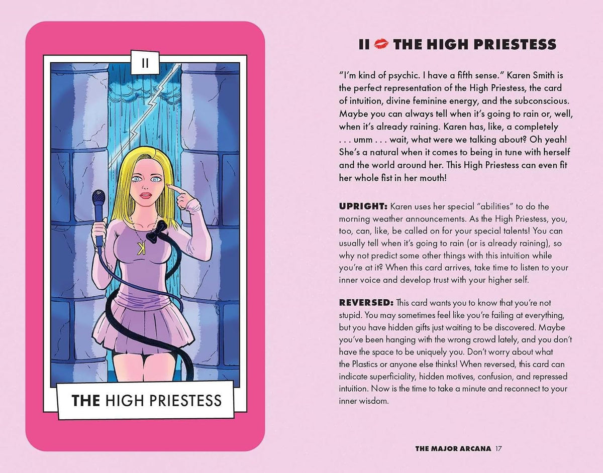 Mean Girls Tarot Deck and Guidebook Cards