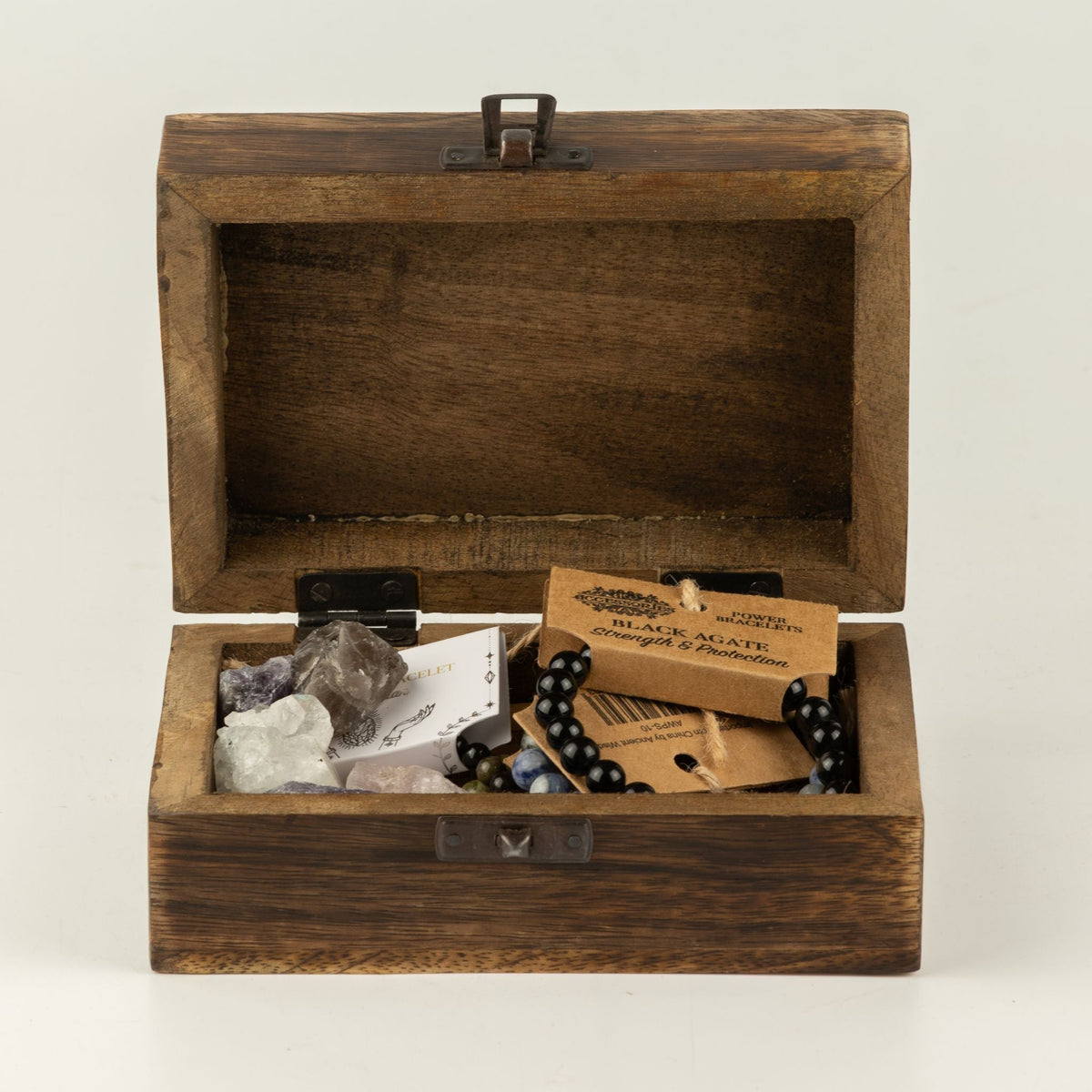 Medium Enamelled Box - Compass of Life Ceramic Glazed Wooden Boxes