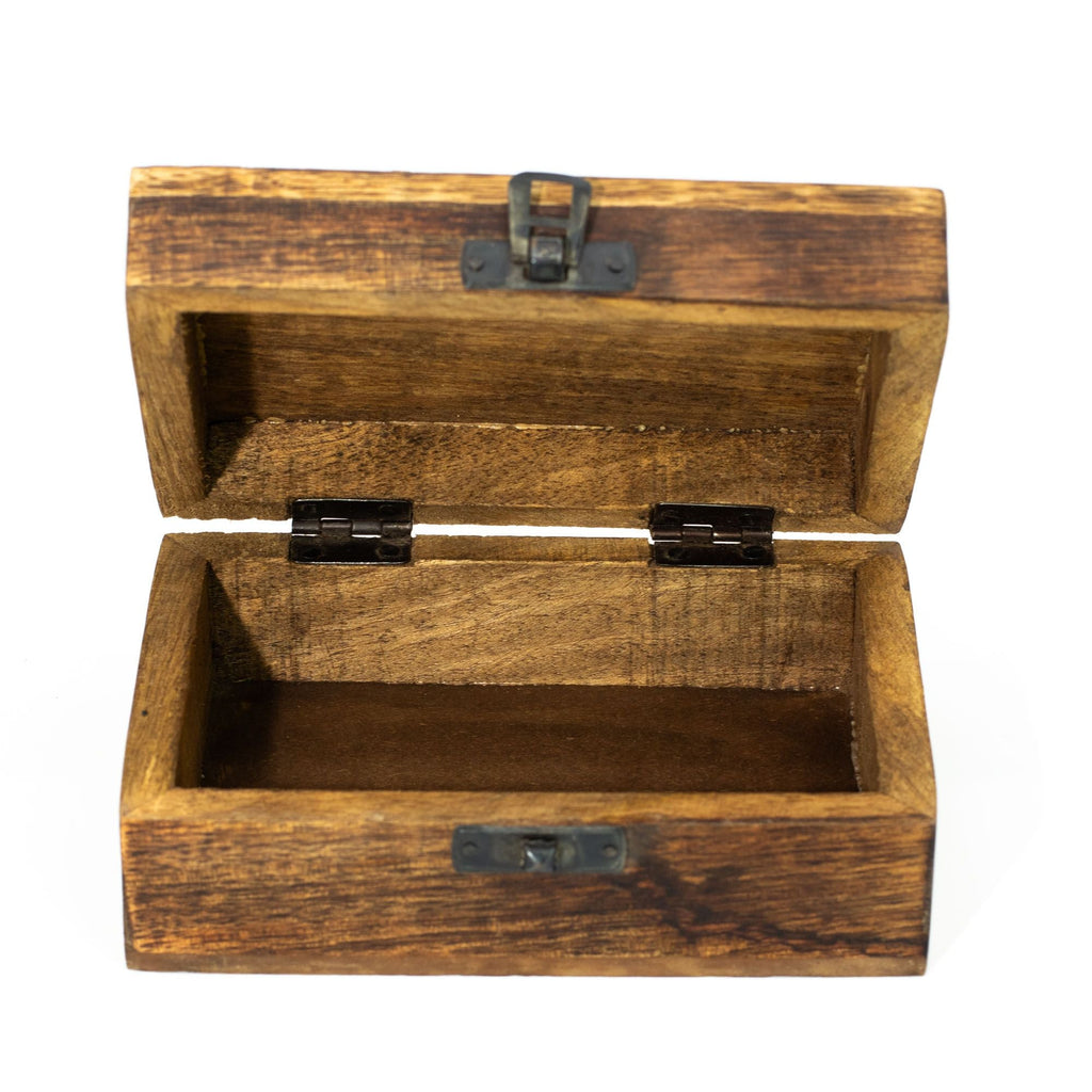 Medium Enamelled Box - Stay Wild Moon Child Ceramic Glazed Wooden Boxes