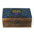 Medium Enamelled Box - You are Stardust Ceramic Glazed Wooden Boxes