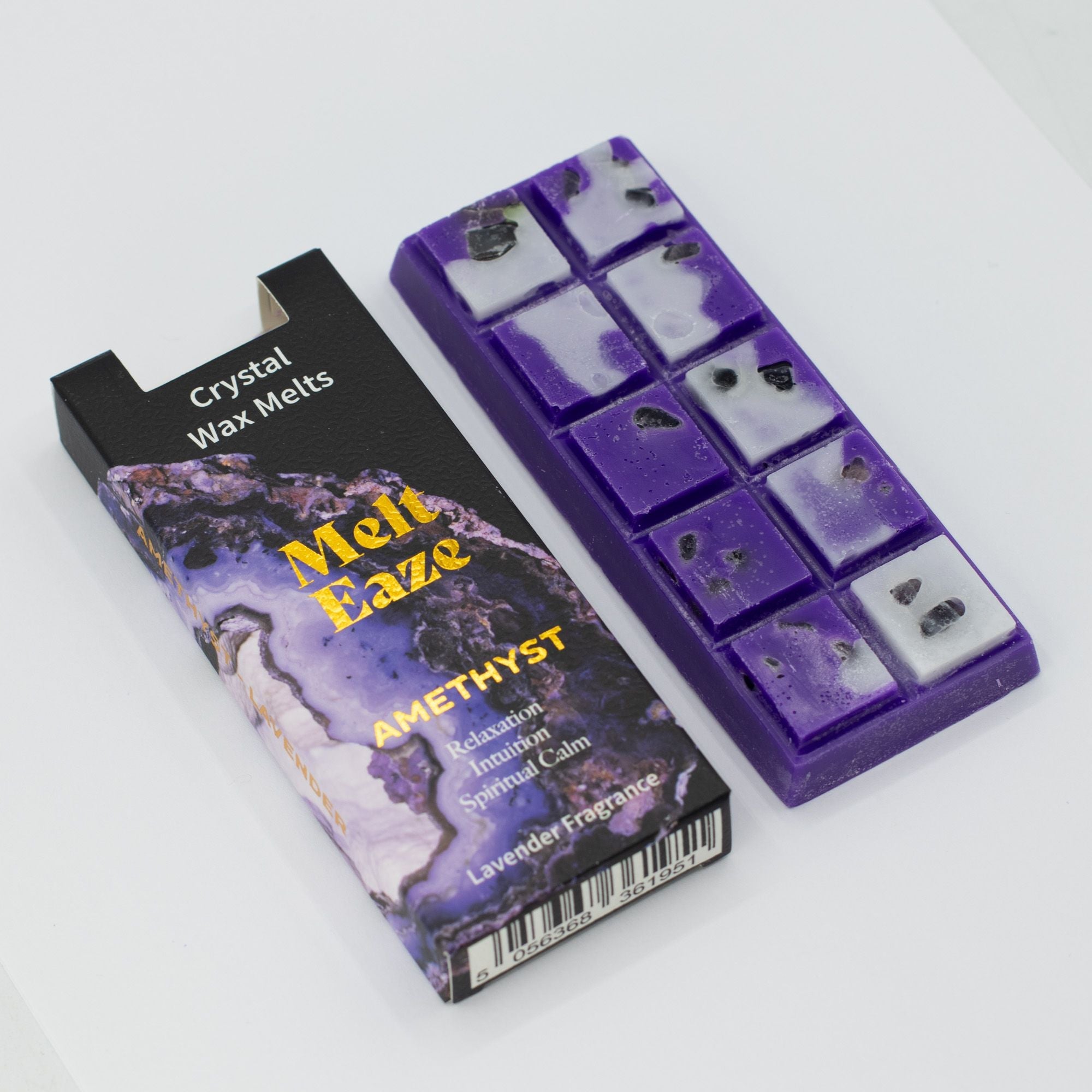 MeltEaze Wax Melts 50g - Amethyst Dream - Lavender Melt Eaze Crystal