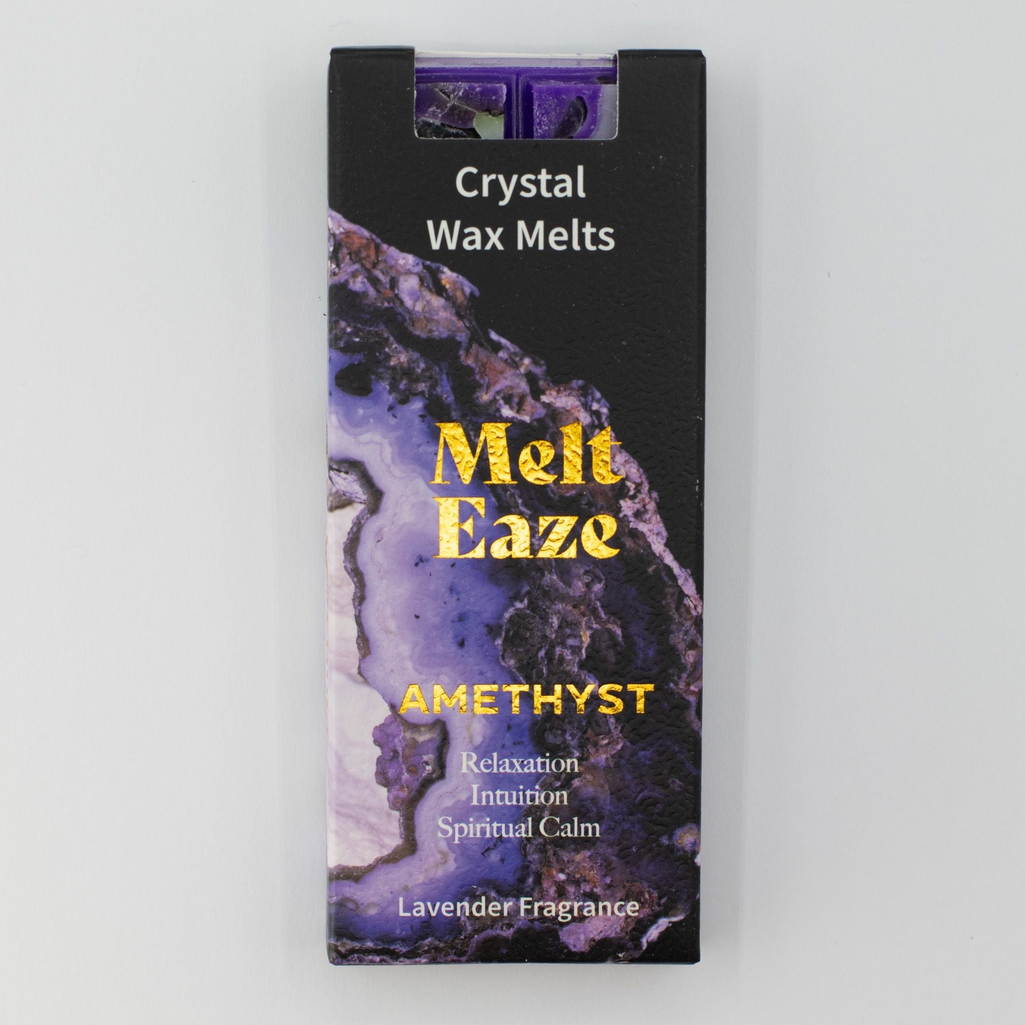 MeltEaze Wax Melts 50g - Amethyst Dream - Lavender Melt Eaze Crystal