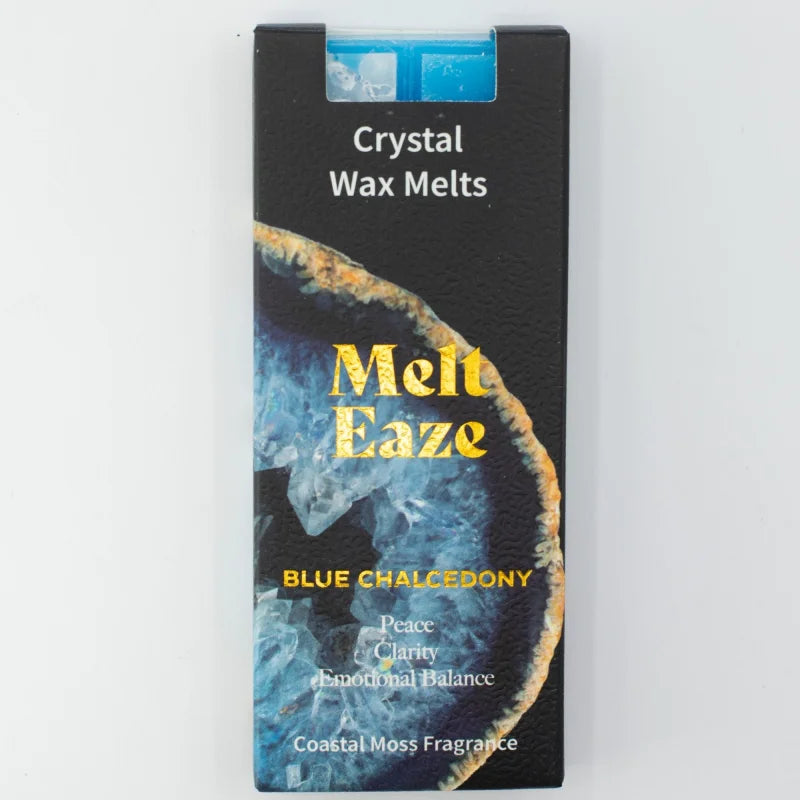 MeltEaze Wax Melts 50g - Aquamarine Wave - Coastal Moss Melt Eaze Crystal
