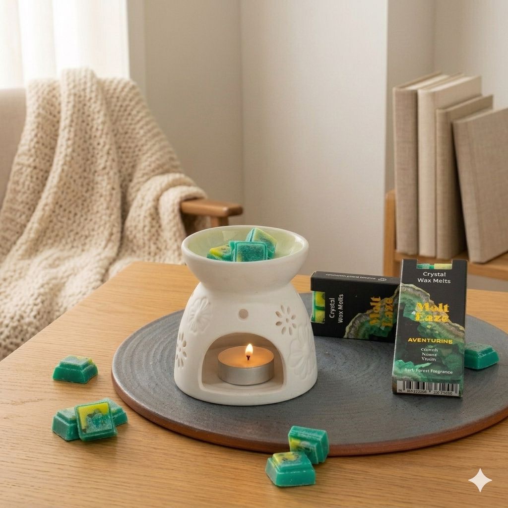 MeltEaze Wax Melts 50g - Emerald Forest - Deep In the Forrest Melt Eaze Crystal