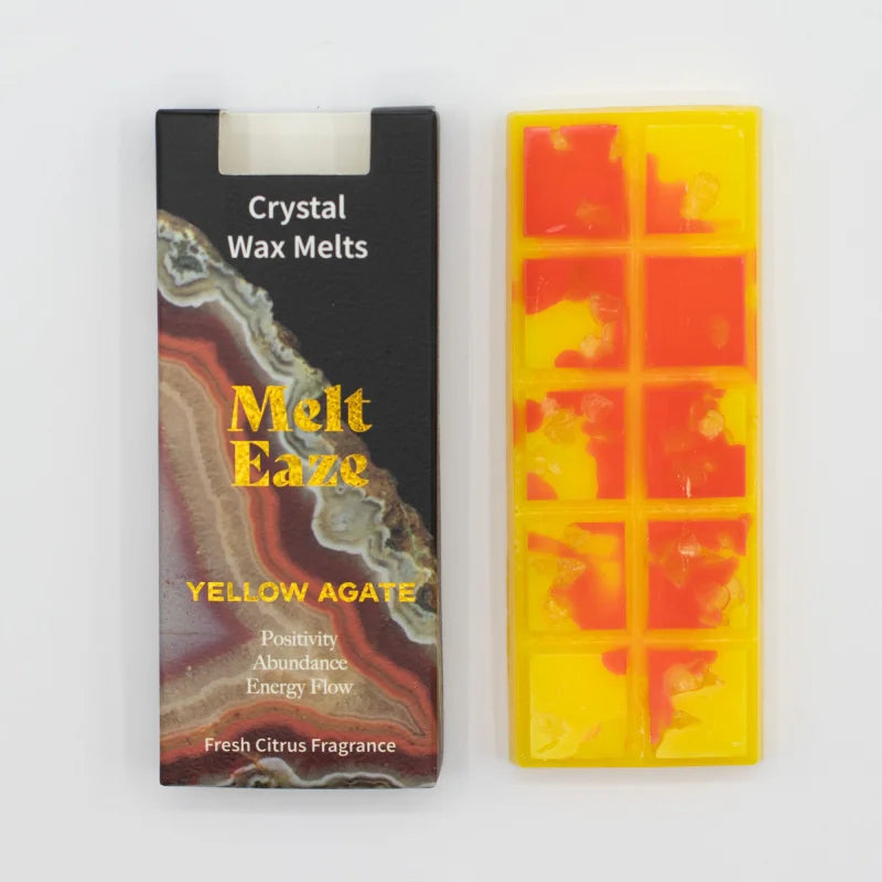 MeltEaze Wax Melts 50g - Golden Glow - Fresh Citrus Melt Eaze Crystal