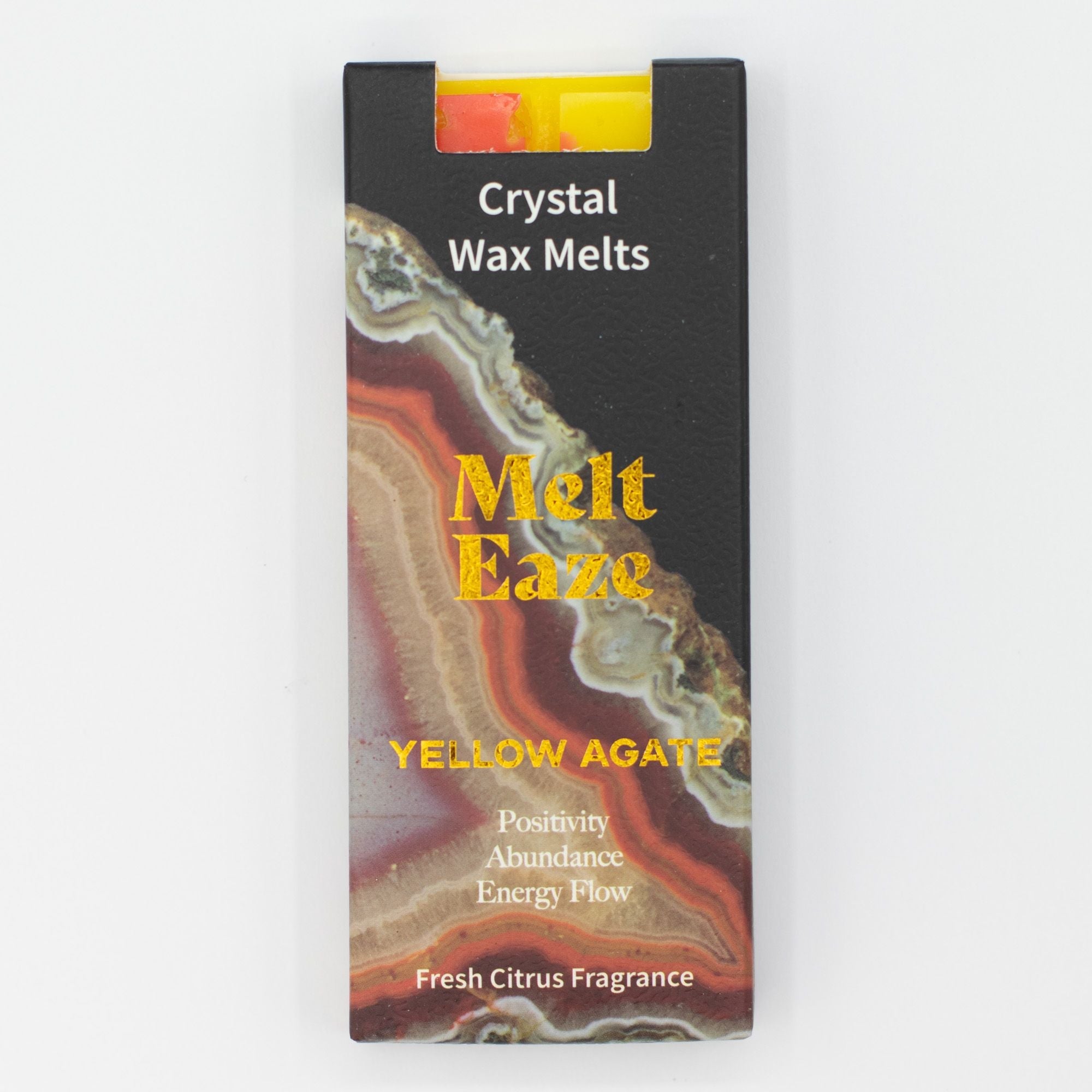 MeltEaze Wax Melts 50g - Golden Glow - Fresh Citrus Melt Eaze Crystal