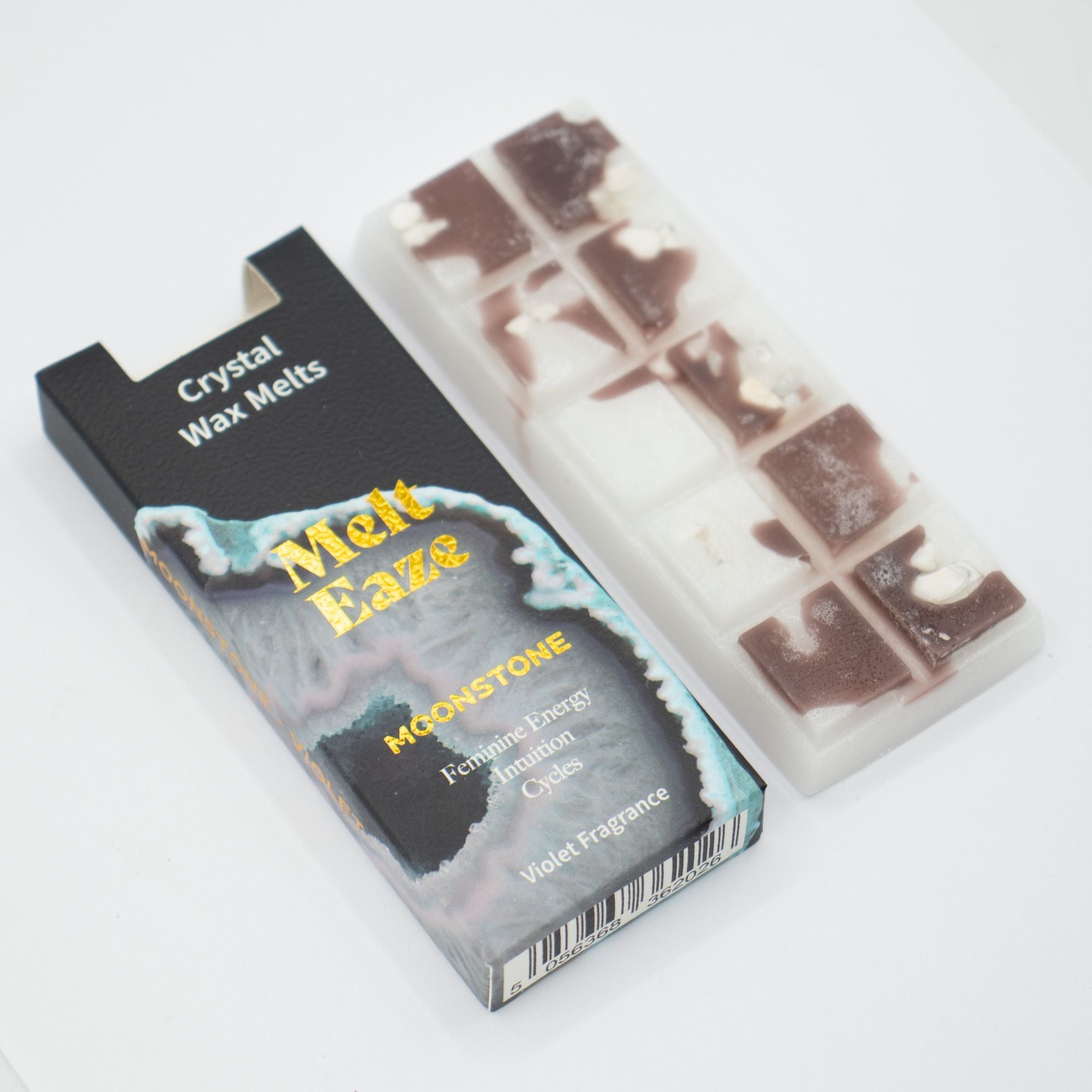 MeltEaze Wax Melts 50g - Moonstone Glow - Violet Melt Eaze Crystal