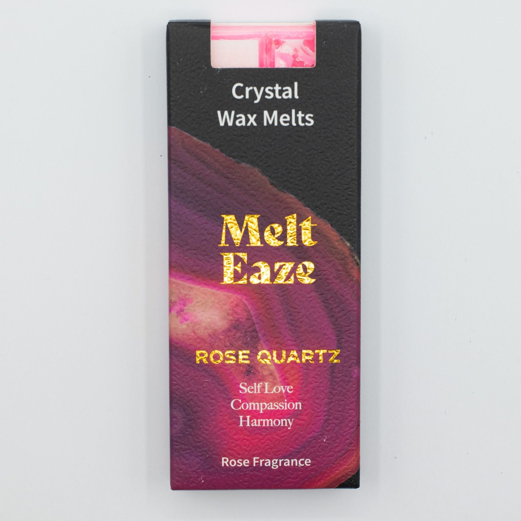 MeltEaze Wax Melts 50g - Rose Quartz Love - Melt Eaze Crystal
