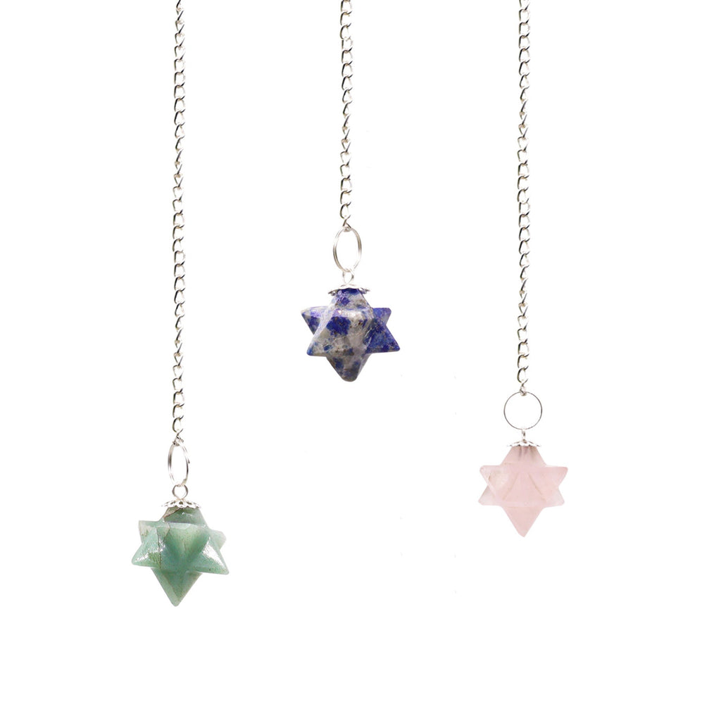 Merkaba (star) Pendulums - (asst) From Witch, Please!