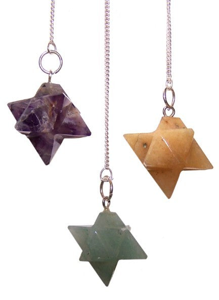 Merkaba (star) Pendulums - (asst) From Witch, Please!