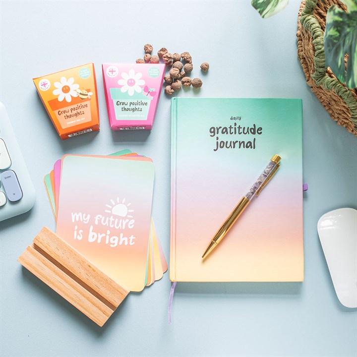 Mindful Moments Affirmation Cards with Wooden Stand From Witch, Please!