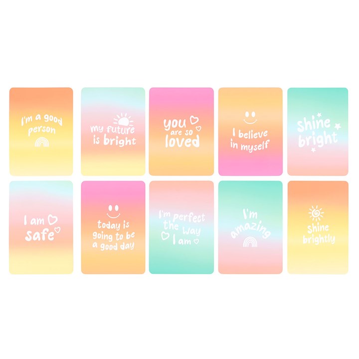 Mindful Moments Affirmation Cards with Wooden Stand From Witch, Please!